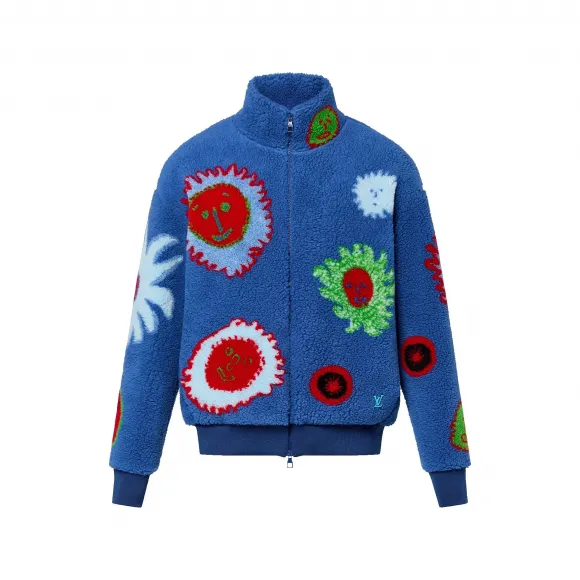 路易威登/Louis Vuitton(LV) LV x YK Face Zip Fleece Blouson - 服装| SHOPBOP 路易威登 1AB6X1