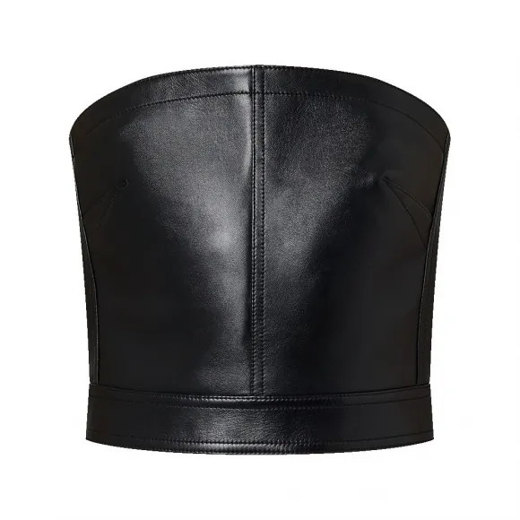 路易威登/Louis Vuitton(LV) LV x YK 纽扣皮革紧身胸衣 - 女装 - 成衣 1AB7UT