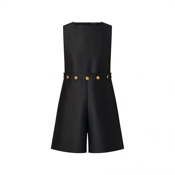 路易威登/Louis Vuitton(LV) 钮扣腰位斜纹缎连身衣 - 时装系列 1ABCWZ
