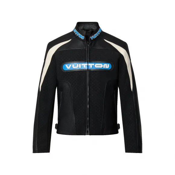 路易威登/Louis Vuitton(LV) 皮革混合机车裤 - 成衣 1ABNQP