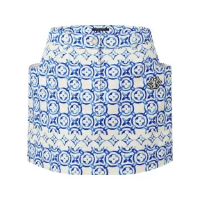 路易威登/Louis Vuitton(LV)  Monogram 花朵瓷砖口袋迷你裙 1ABQ2I