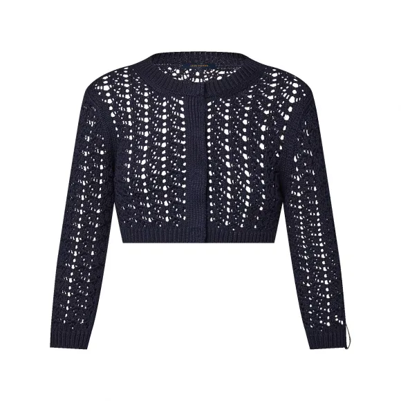 路易威登/Louis Vuitton(LV) 钩编针织短款开衫 - 女装 - 成衣 1ABQAF