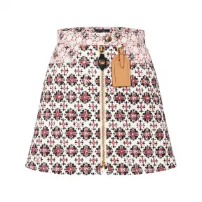路易威登/Louis Vuitton(LV) 复古花押字迷你裙 - 女装 - 成衣 1ABRDM