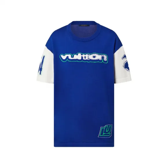 路易威登/Louis Vuitton(LV) 短袖嵌花棉质圆领毛衣 - 男士 - 成衣 1ABXYM