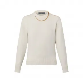 路易威登/Louis Vuitton(LV) 链条细节羊绒毛衣 - 女装 - 成衣 1ABYBG