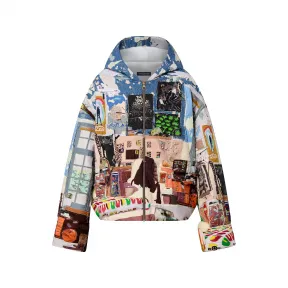 路易威登/Louis Vuitton(LV) 定制拼布超大连帽外套 - 服装 | 服装 路易威登 1ABYJK