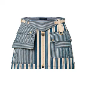 路易威登/Louis Vuitton(LV) 混合条纹工装迷你裙 1AC0KT