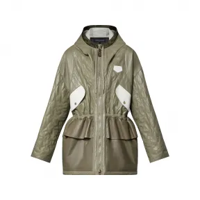 路易威登/Louis Vuitton(LV)  拼色 Malletage 皮革派克大衣 1AFFTI