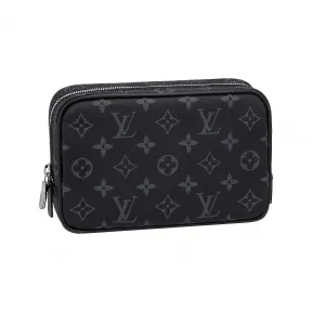 路易威登/Louis Vuitton(LV) 梳洗包 PM Monogram Eclipse 帆布 - 旅游用品 M46577
