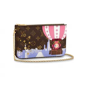 路易威登/Louis Vuitton(LV) 女士 POCHETTE DOUBLE ZIP 链条包 M68486