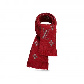 路易威登/Louis Vuitton(LV)   红色 羊毛 丝巾 M75832