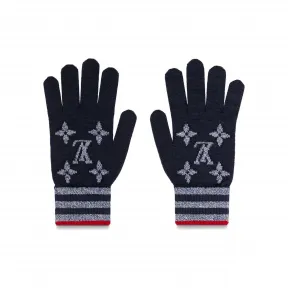 路易威登/Louis Vuitton(LV) 男士 MONOGRAM STRIPES 针织手套 M76029