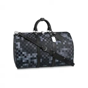 路易威登/Louis Vuitton Keepall 50 旅行袋（配肩带） N40080