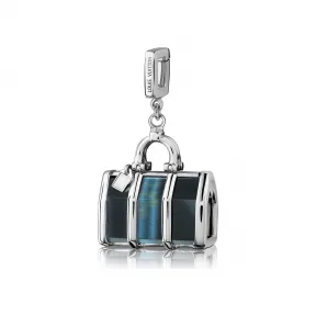 路易威登/Louis Vuitton Keepall 垂饰，白金与鹰眼石 Q93295