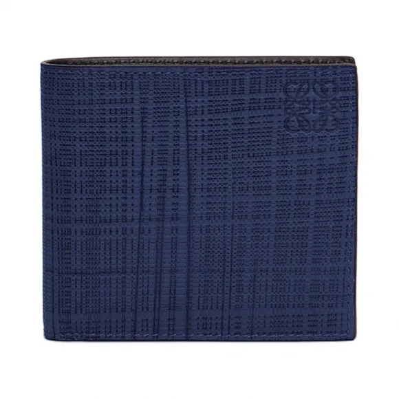 罗意威/Loewe Bifold/Coin Wallet海军蓝 101.79.501