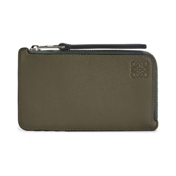 罗意威/Loewe Coin Cardholder Bicolor黑色/红色 103.01.Z40
