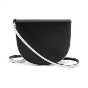 罗意威/Loewe Heel BagBlack/Soft White 103.21.V01