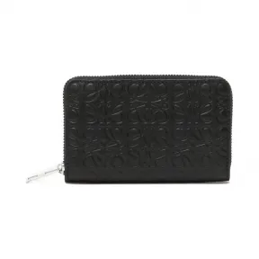 罗意威/Loewe Zip Card Holder黑色 107.55.J56