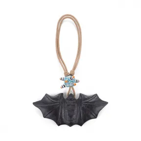 罗意威/Loewe 蝙蝠造型项链黑色 110.17.211