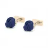 罗意威/Loewe Leather Button Cufflinks 红色/金色 111.25.700