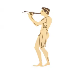 罗意威/Loewe Pipe Player Pin金色 112.17.002