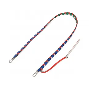 罗意威/Loewe Braided Thin StrapGarnet/Ivory 112.30.S94