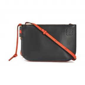 罗意威/Loewe Gate Double Zip PouchTan/Sky Blue 113.54IZ43