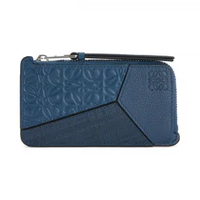 罗意威/Loewe Puzzle Coin Cardholder靛蓝色 124.99.K07