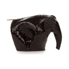 罗意威/Loewe Elephant Coin Purse黑色 199.96.G73