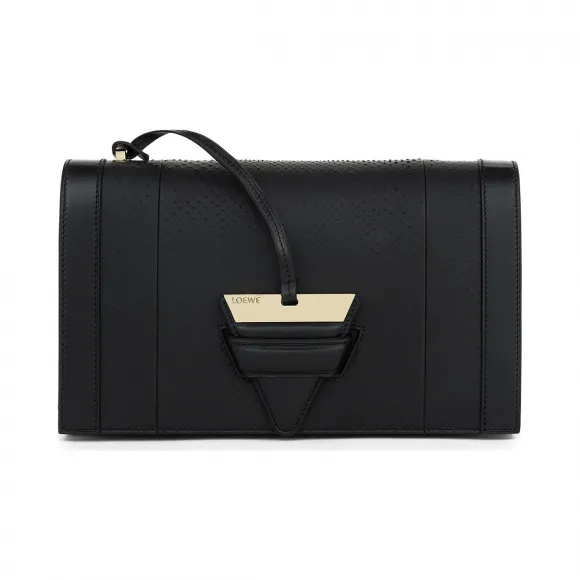 罗意威/Loewe Barcelona 肩带包 黑色 302.92.M99