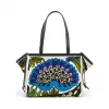 罗意威/Loewe Cushion Tote Floral BagPeacock Blue 303.51AB90