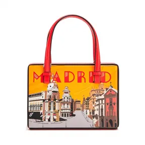 罗意威/Loewe Postal Madrid Small Bag红色 309.32.W85