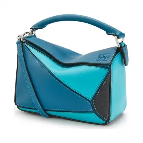 罗意威/Loewe Puzzle Mini BagBlack/Taupe 322.30OU95