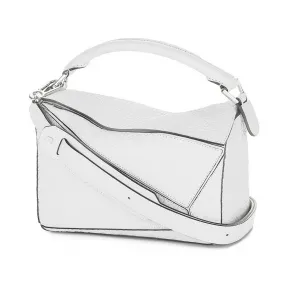 罗意威/Loewe Puzzle Small Bag Aqua 322.55.K79