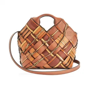 罗意威/Loewe Basket Woven棕色 340.91.W30