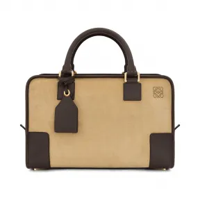 罗意威/Loewe Amazona Bag金色/深棕色 352.61.N22