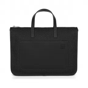 罗意威/Loewe Briefcase With Pocket黑色 358.55.M86