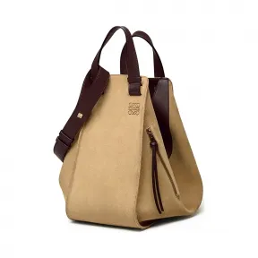 罗意威/Loewe Hammock Bag 金色 387.61.N27