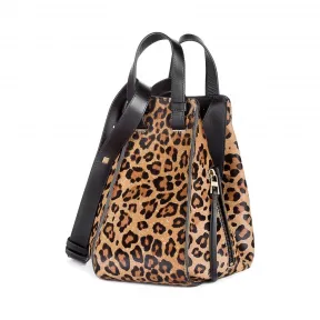 罗意威/Loewe Hammock 小号手袋 豹纹 387.99.N60