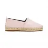 罗意威/Loewe Anagram Espadrille淡粉色 453.10.347