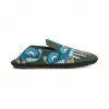 罗意威/Loewe Embroidered SlipperDark Green/Multicolour 453.10.501