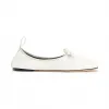 罗意威/Loewe Ballerina Bow绵白色 453.10.615
