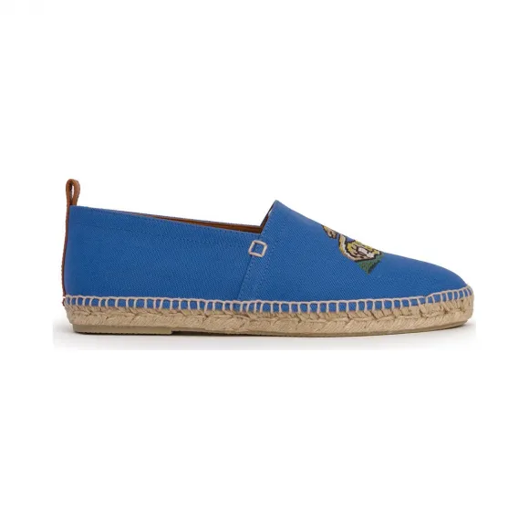罗意威/Loewe Espadrille Animals Embroideryblue/multicolour 453.17.049