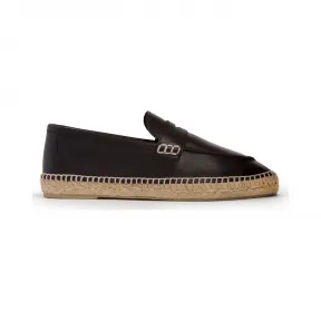 罗意威/Loewe Loafer Espadrille黑色 453.17.056