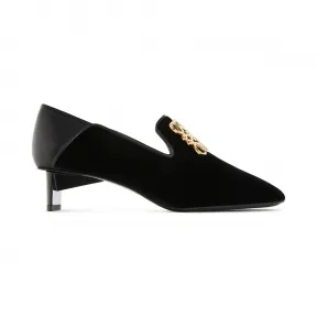 罗意威/Loewe Loafer Anagram 35黑色 453.29.544