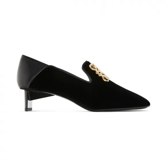 罗意威/Loewe Loafer Anagram 35黑色 453.29.544