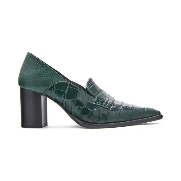 罗意威/Loewe Pointy Loafer 70Dark Green 453.29.677