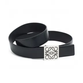 罗意威/Loewe Anagram 牛皮腰带 黑色 515.01.009