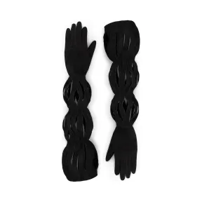 罗意威/Loewe Latern Gloves 黑色 701.26.009