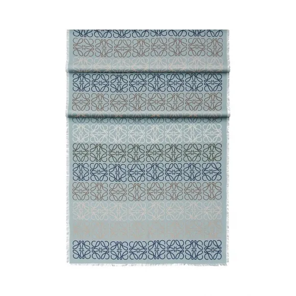 罗意威/Loewe 70X200 Anagram In Lines Scarf粉末蓝 915.15.203